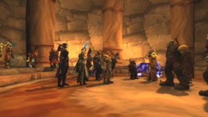 alt="world of warcraft story so far - alliance and horde meeting before facing Sylvanas"/>