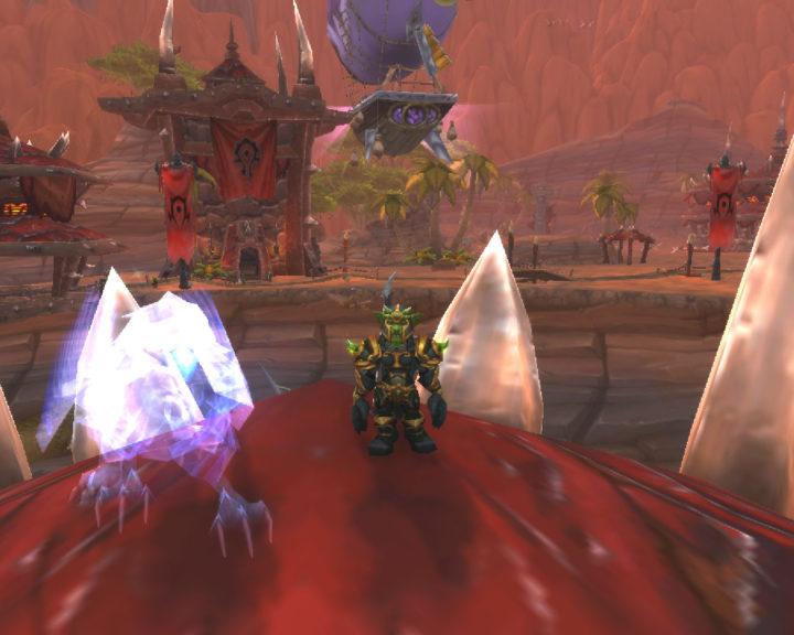 alt="WoW hunter Delyshia taking a selfie in Orgrimmar"/>