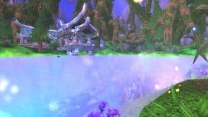 alt="World of Warcraft Blade Server - mount hyjal lake"/>