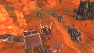 alt="N'Zoth's Ending And Ny'alotha Raid - troops waiting outside of Orgrimmar during war campaign"/>